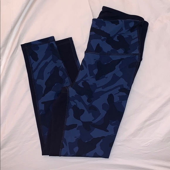 GAP Pants - GapFit Navy Camo Leggings